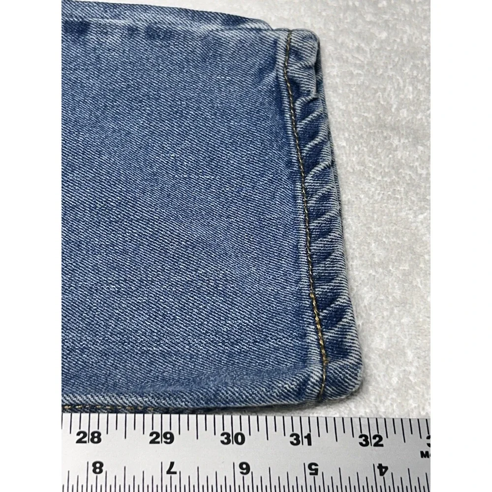 Levis 550 Relaxed Fit Tapered Leg Light Blue Denim Jeans Mens 32x32 Flawless
